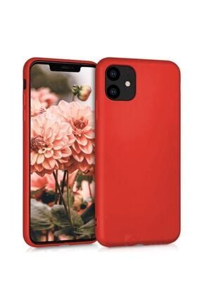 Iphone 11 Kırmızı Yumuşak Silikon Kılıf jacq11klf0001