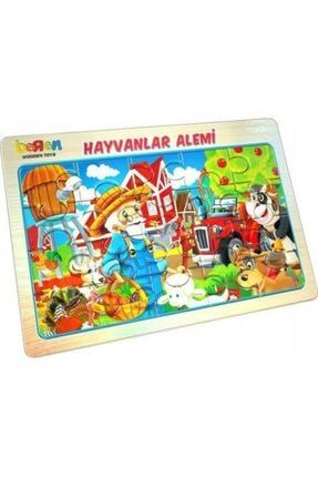 Ali Babanın Çiftliği Yapboz - Hayvanlar Alemi 20 Parça Yapboz - Öğretici Çocuk Yapbozu - Puzzle yapboz-01