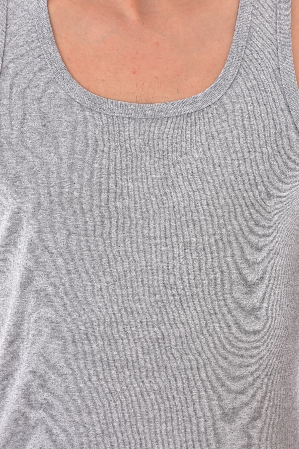 Gray undershirt store white dress shirt
