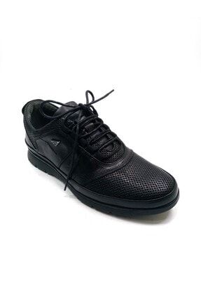 Siyah Delikli Erkek Ayakkabı 875123MT
