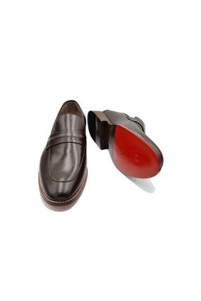 Erkek Kahverengi El Yapımı Makosen Klasik Ayakkabı 20034