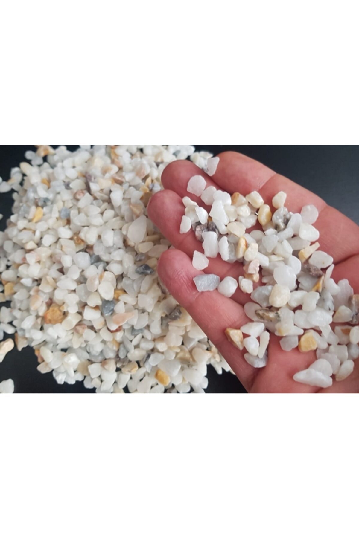 Dolomit 10 kg 0,5-1 cm Karışık Renk Dere Çakıl Bahçe Süs Akvaryum Teraryum Taşı 2