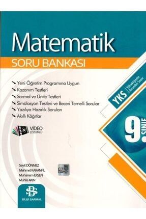 Bilgi Sarmal 9. Sınıf Matematik Soru Bankası 3n325949