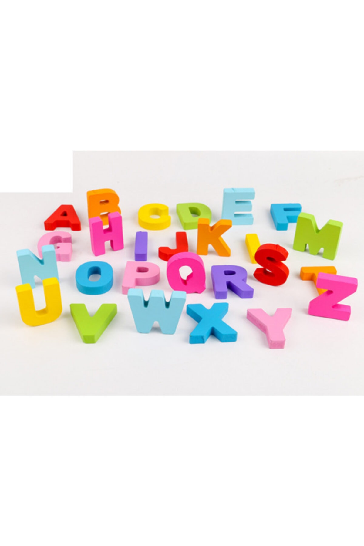 پازل چوبی جورکردنی الفبای آموزشی برجسته سه‌بعدی بولتاک