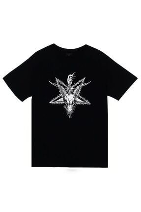 Pentagram Baskılı T-shirt KOR-TREND1476