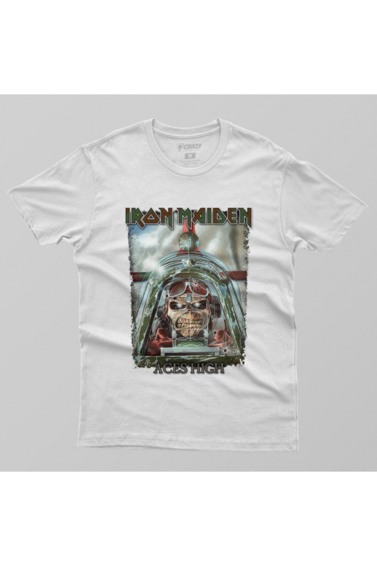 Crazy-Iron Maiden Aces High Men's T-Shirt 2