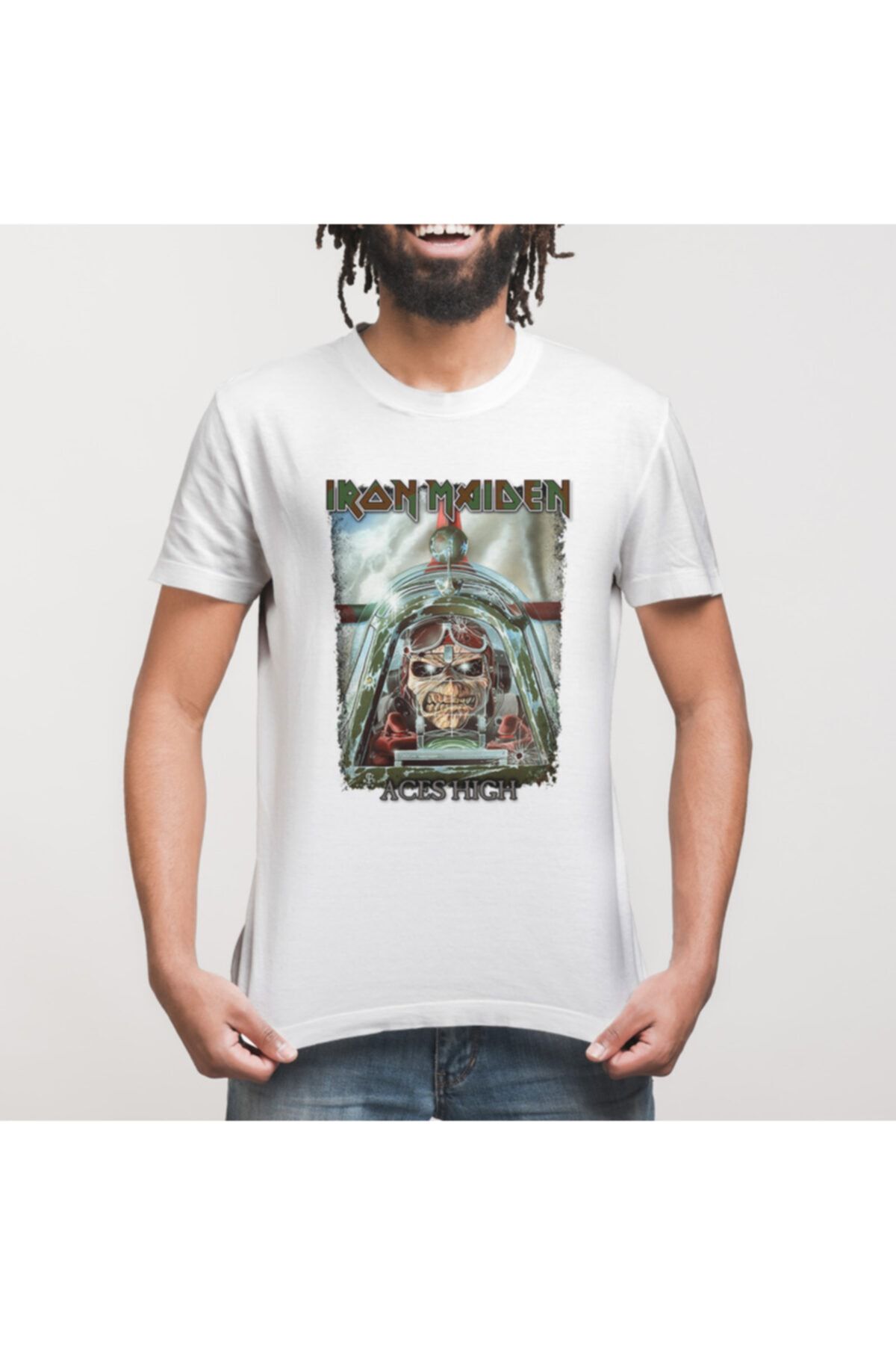 Crazy-Iron Maiden Aces High Men's T-Shirt 3