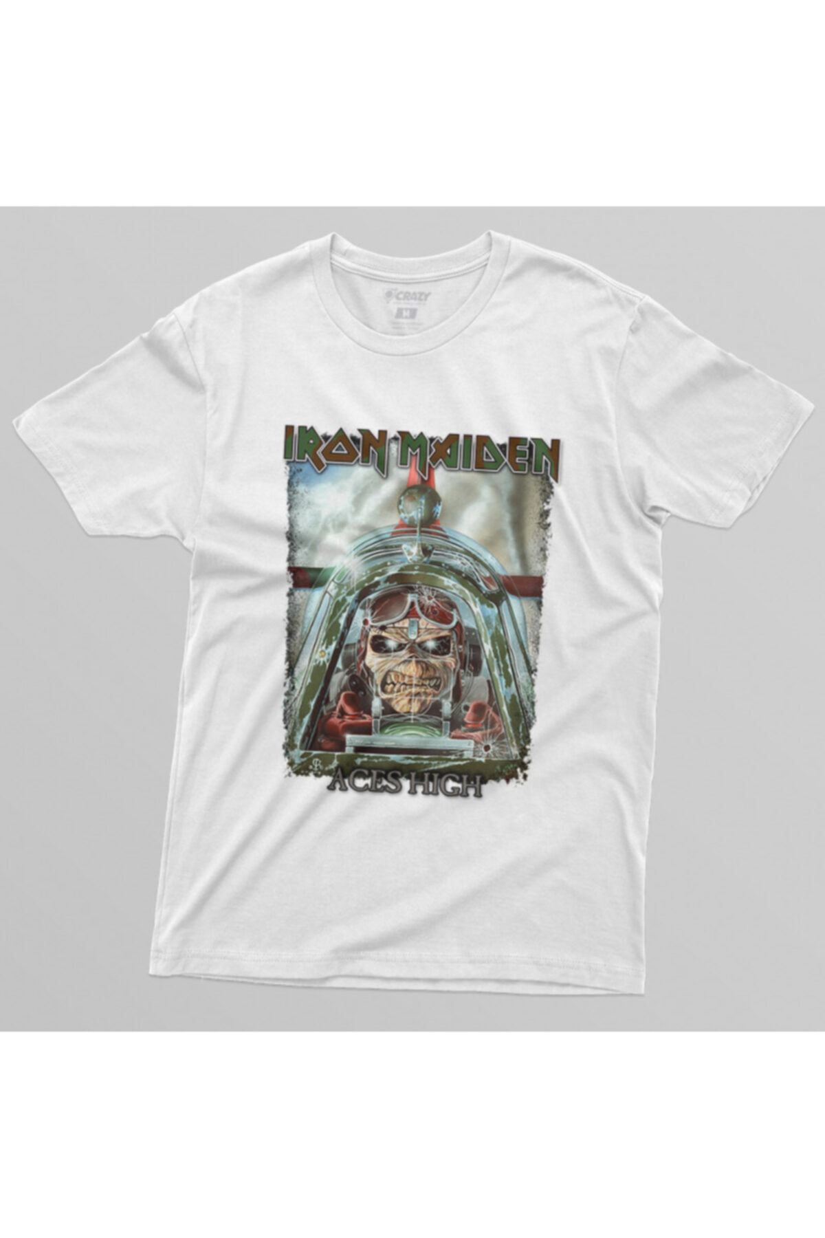 Crazy-Iron Maiden Aces High Men's T-Shirt 4