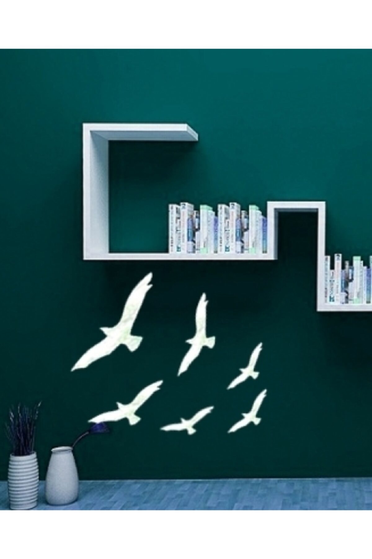 Flying Birds Mirror (SELF-ADHESIVE)