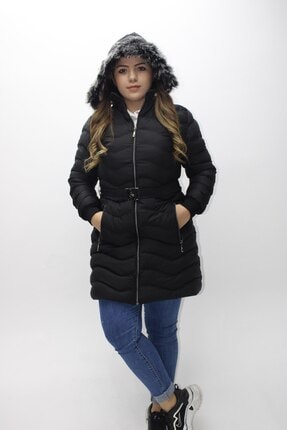 Kmkkombin Kadin Bayan Siyah Kapsonlu Ici Kurklu Sisme Mont Fiyati Yorumlari Trendyol