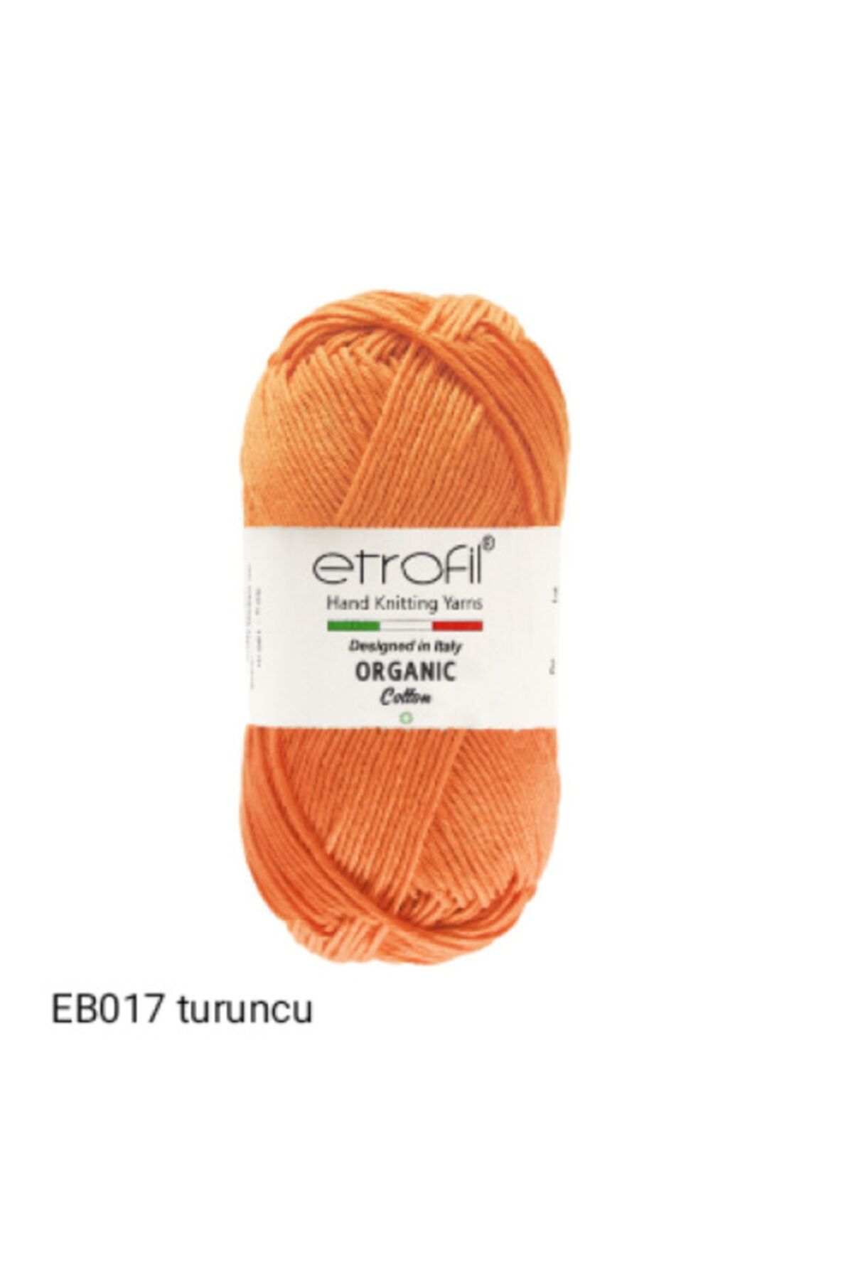 Etrofil Organıc Cotton Ip 017 Turuncu ( 5 Adet ) 017 turuncu