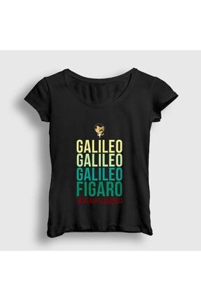 Siyah Galileo Queen Freddie Mercury Kadın Tişört 34283tt