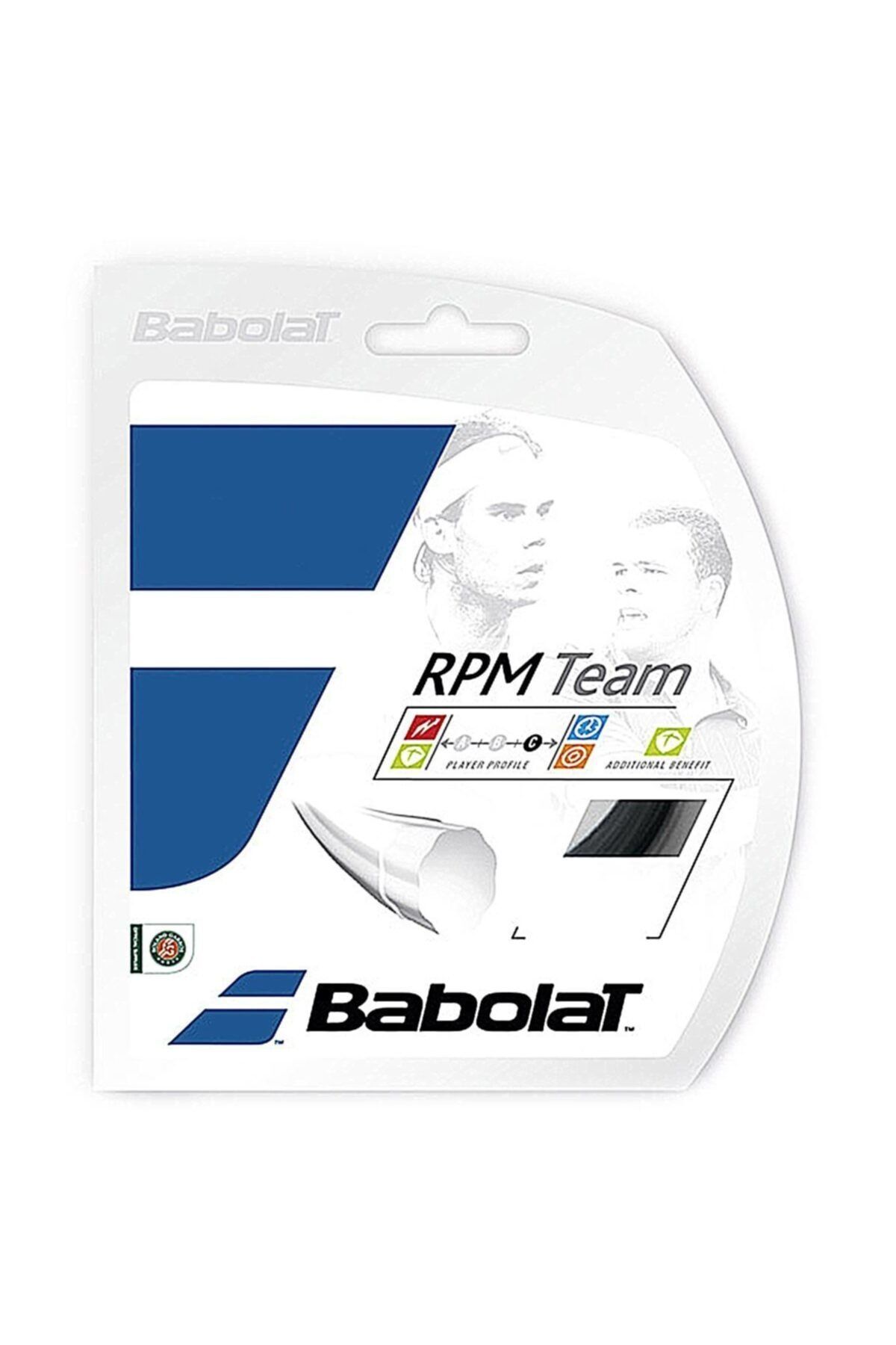 تجهیزات ورزشی سیاه مردانه و زنانه تنیس TEAM RPM 12M UNISEX CORMAGE بسته بندی BABOLAT