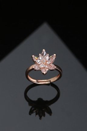 Lotus Gumus Kadin Sari Izlanda Evlilik Yuzugu Ayarlanabilir 925 Ayar Gumus Yuzuk Trendyol