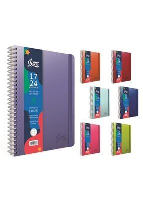 Jazz Spiralli 4 Seperatörlü Defter 17x24cm 150 Yaprak Kareli (12 Li Paket) 2080.61686