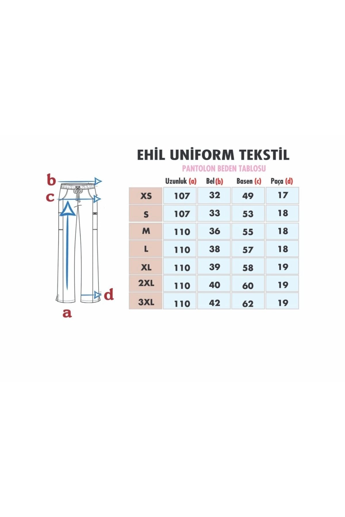 Ehil-Single Bottom Lycra Pants Doctor / Nurse Jersey 5