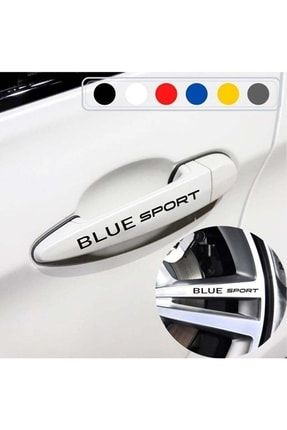 Hyundai Accent Blue Sport Kapı Kolu Ve Jant Sticker Takımı (10 Adet) Siyah Renk 0409210462
