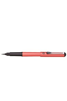 Pocket Brush Pen Cep Tipi Fırça Kalem + 2 Yedek Kartuş Turuncu Gövde 5698511