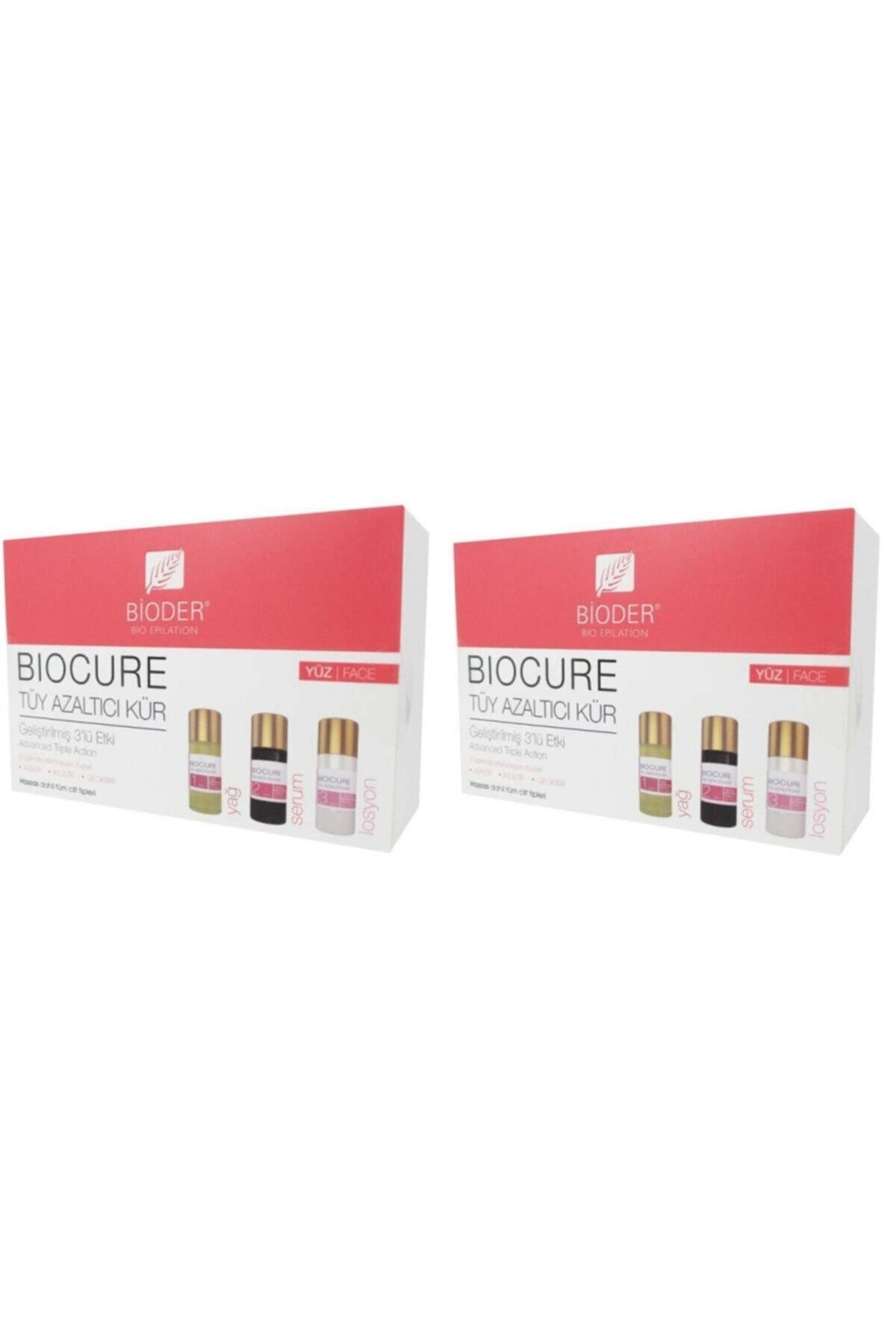 Bioder Biocure Tüy Azaltıcı Kür 3x5 Ml Yüz Için 2'li