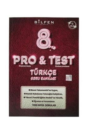 Bilfen Biltest 8. Sınıf Türkçe Pro&test Soru Bankası 340088444