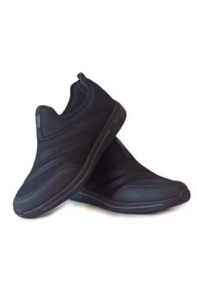 6181 Siyah Erkek Confort Bağcıksız Günlük Spor Ayakkabı V2 6181-Siyah-v2