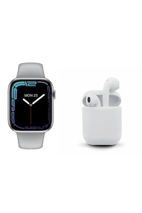 Watch 7 Series Smart Watch Akıllı Saat Ve I12 Kablosuz Bluetooth Kulaklık Iphone Se Uyumlu RW7IKL12