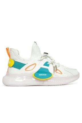 Beyaz - Çocuk Triko Sneaker GJ22Y443-3