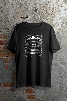Jack Daniels Siyah Unisex Tshirt APEXMODA100190