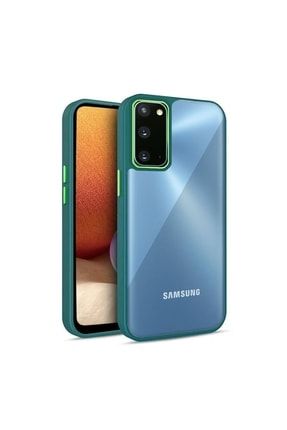 Samsung Galaxy S20 Fe Uyumlu Kılıf Guard Kamera Korumalı Silikon Kılıf Yeşil 3520-m474
