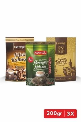 Geleneksel Kahve Seti (dibek, Menengiç, Paşa Keyfi) ŞekeroğluKahve-SK0004-42-48