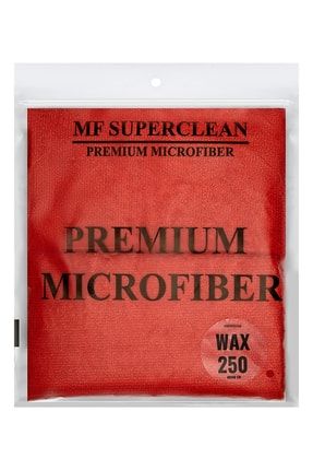 Mikrofiber Oto Cila Bezi Kenarsız 2'li Paket (made In Usa ) ( 40x40 Cm) Kırmızı Mk001