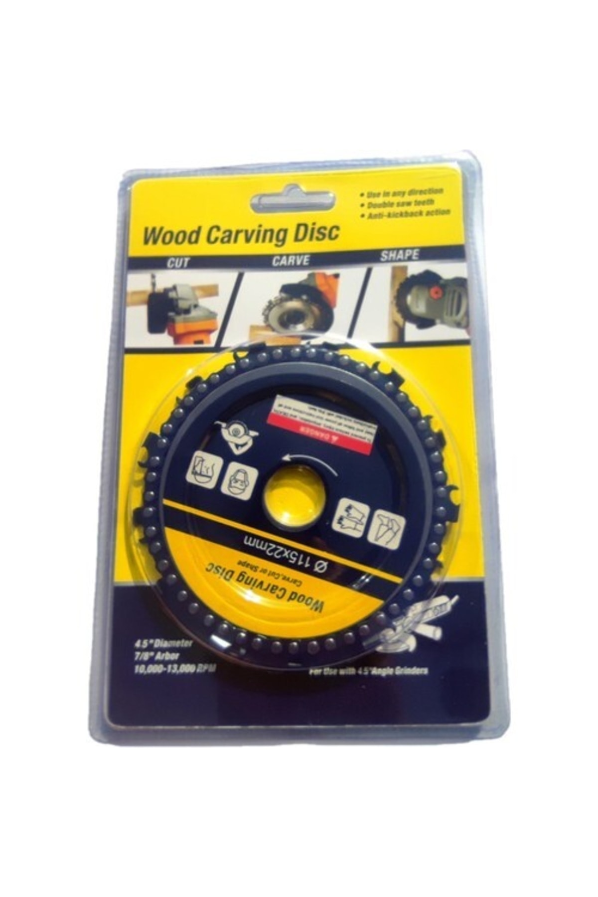 BN5 Zincirli Ahşap Testeresi Ağaç Kesme Taşlama Diski 115mm 22mm