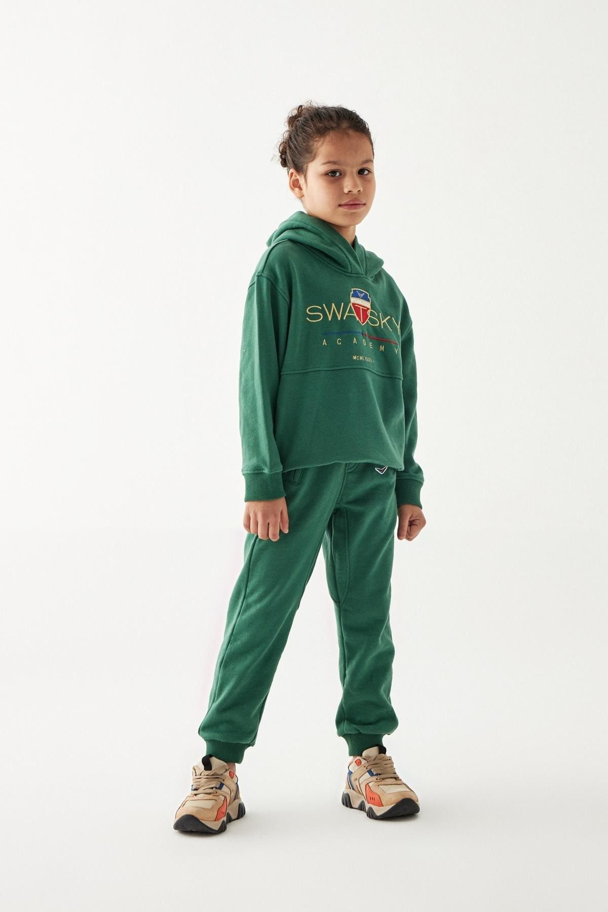 SWATSKY Boy s Green Tracksuit Top 22pfwsw5403 Trendyol