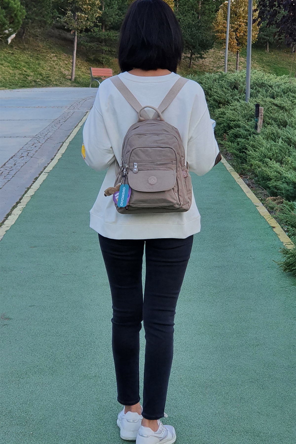 کوله پشتی زنانه قهوه ای NEMO BAGS | nemobags255 اورجینال - تصویر 7