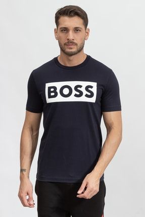 Boss Tiburt Erkek Bisiklet Yaka T-shirt50471696 820421
