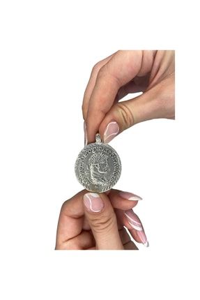 Antik Roma Sikkesi - Parası Kolye Antik Gümüş Kaplama - RETRO1075