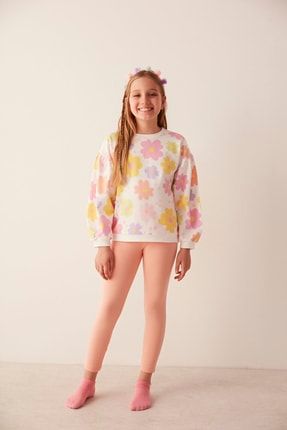Kız Çocuk Big Daisy Pijama Takımı PNE0JUIA22IY-MIX