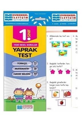 1.sınıf Tüm Dersler Yaprak Test 0001821094001