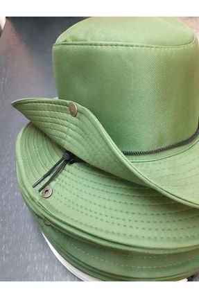 Snap Düğmeli Yürüyüş Ve Avcılık Güneş Şapkası ( Unisex) ( Yeşil) TYC00515260499
