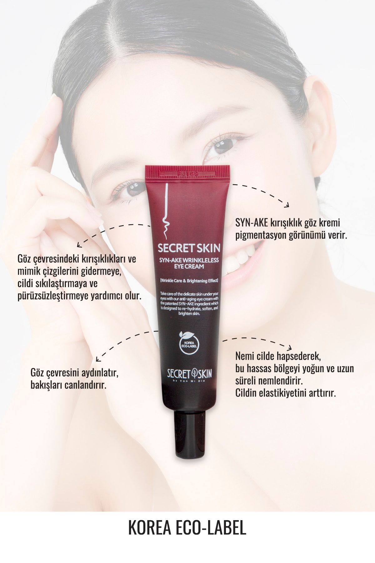 Secret Skin-Syn-Ake Eye Cream + Snail + Egf Eye Cream Eye Care Set 2 Pieces 5