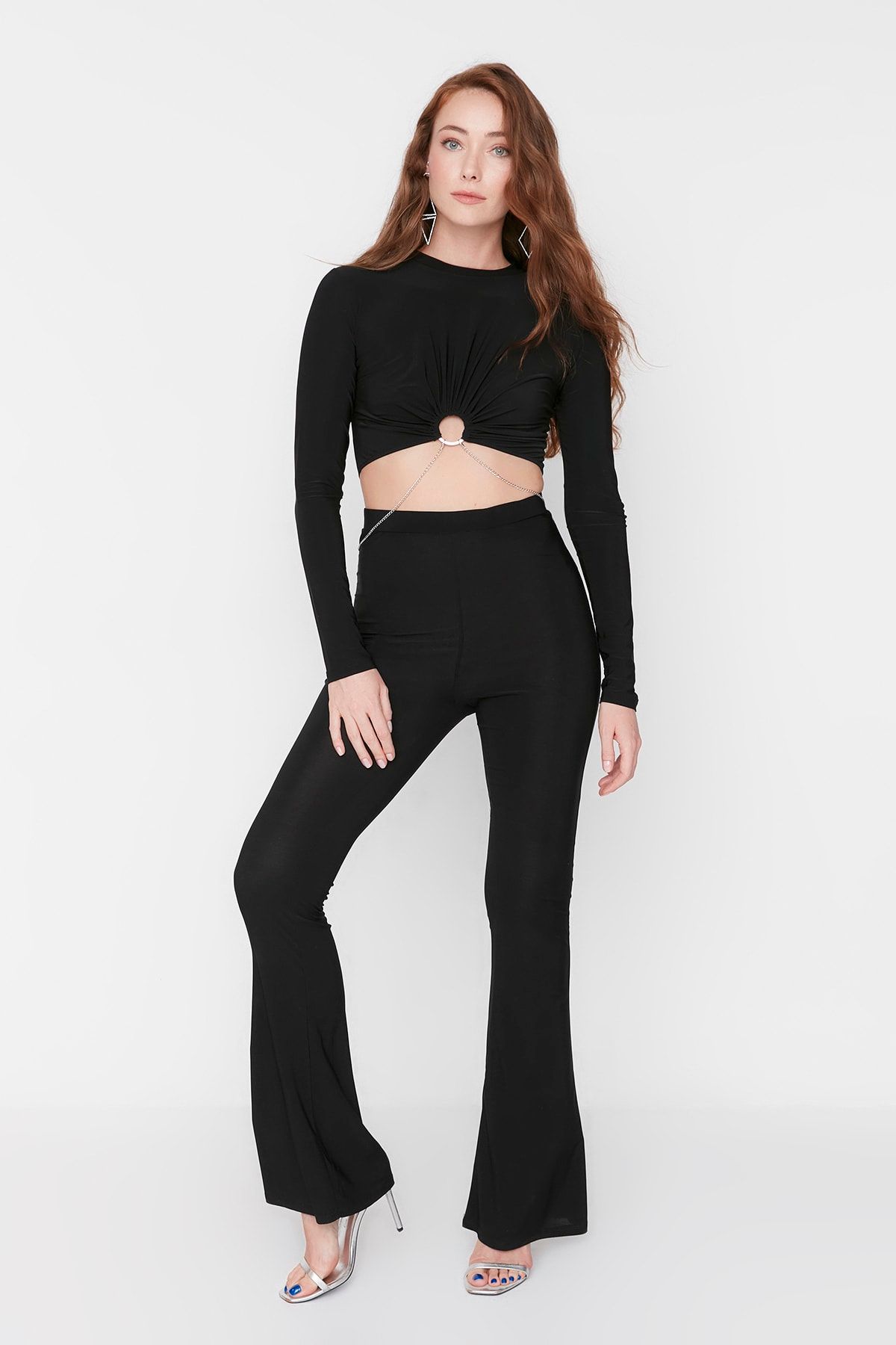 Trendyol Collection Jumpsuit Schwarz Figurbetont Fast ausverkauft