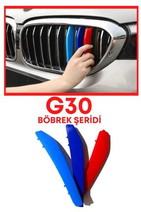 5 Serisi G30 2018- 3 Renk Stil Panjur Böbrek Şeridi SRBYY008