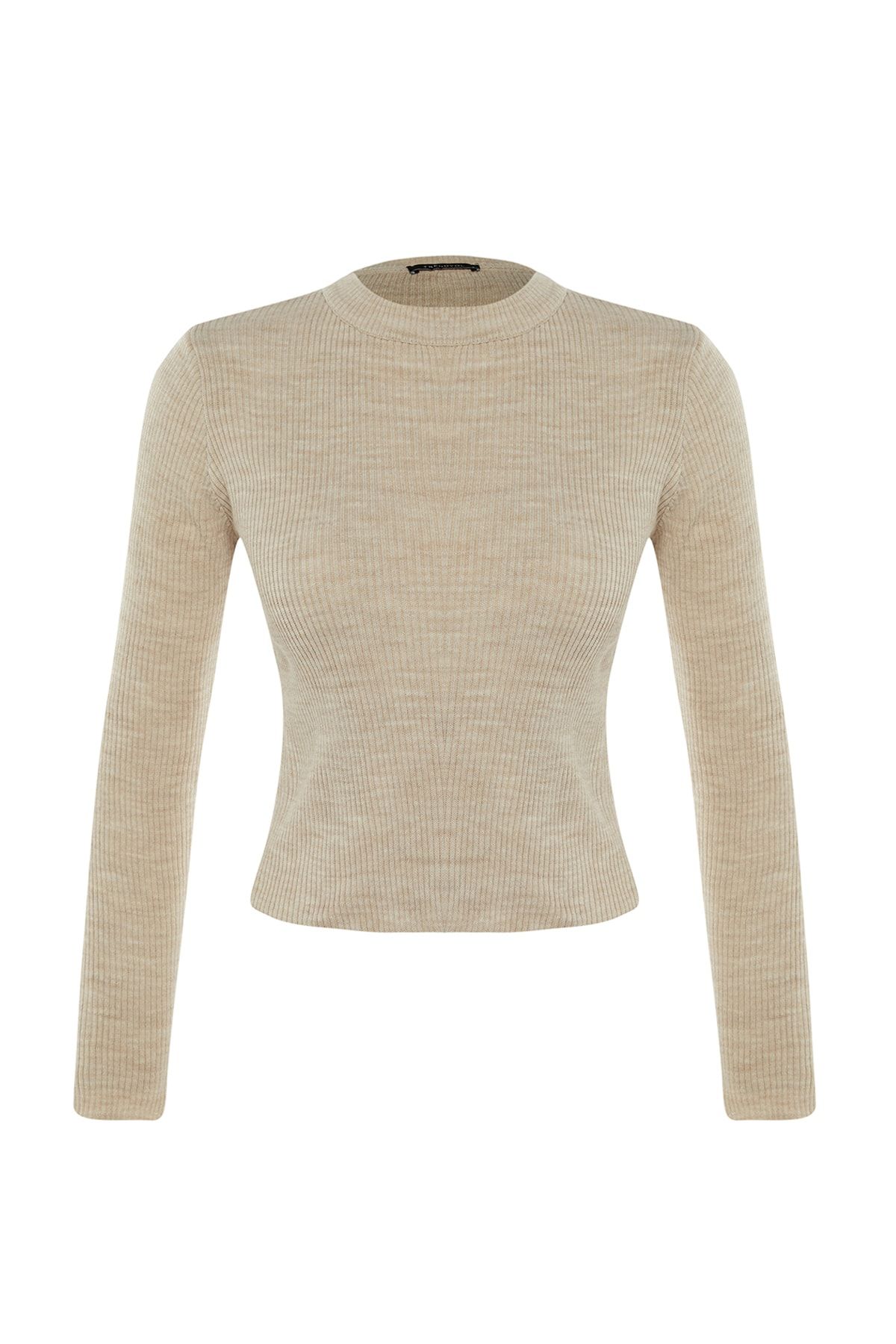 Trendyol Collection-Stone Basic vezetékes kötöttáru pulóver TWOAW22KZ1708 6