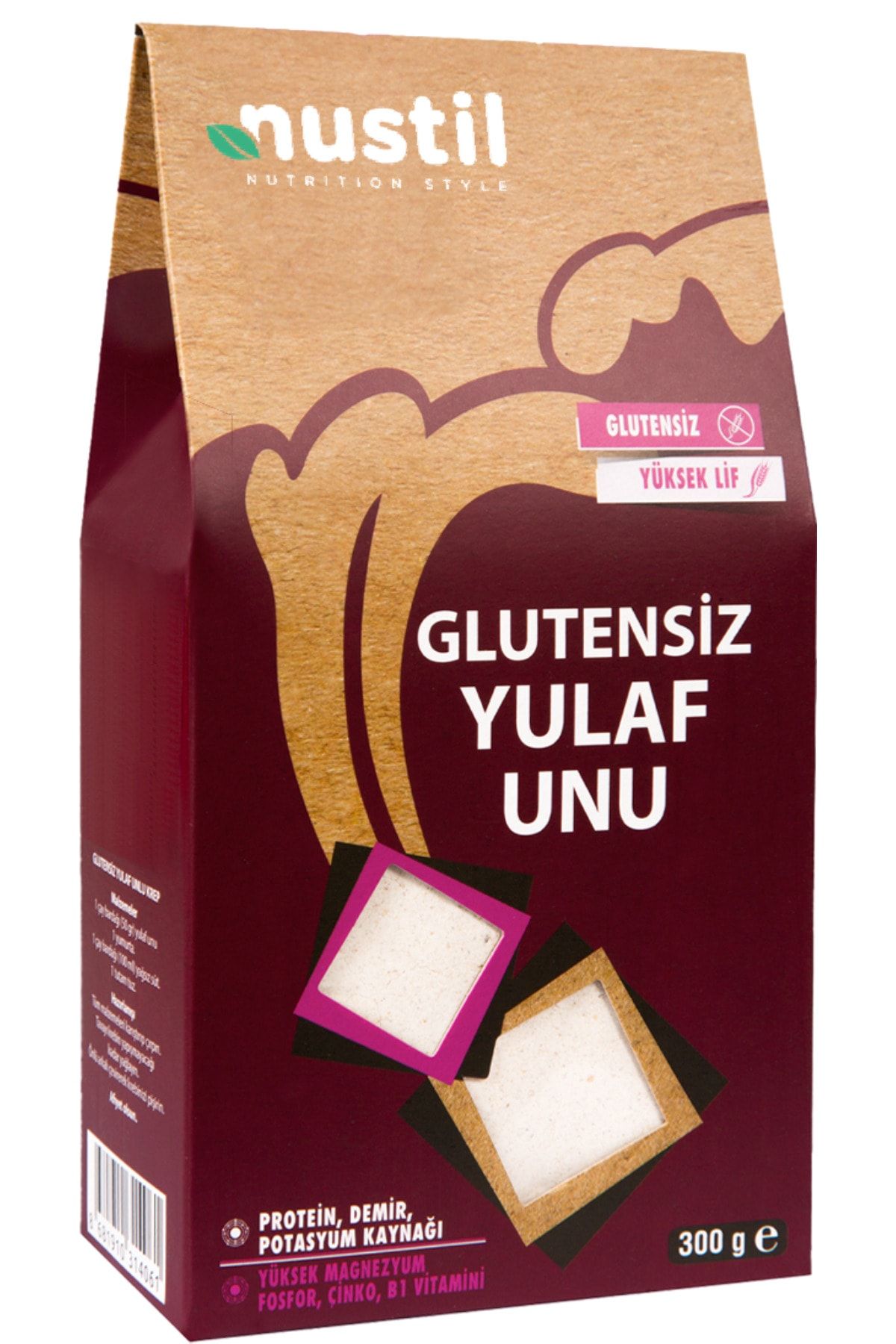 Nustil Glutensiz Yulaf Unu 300 Gr.