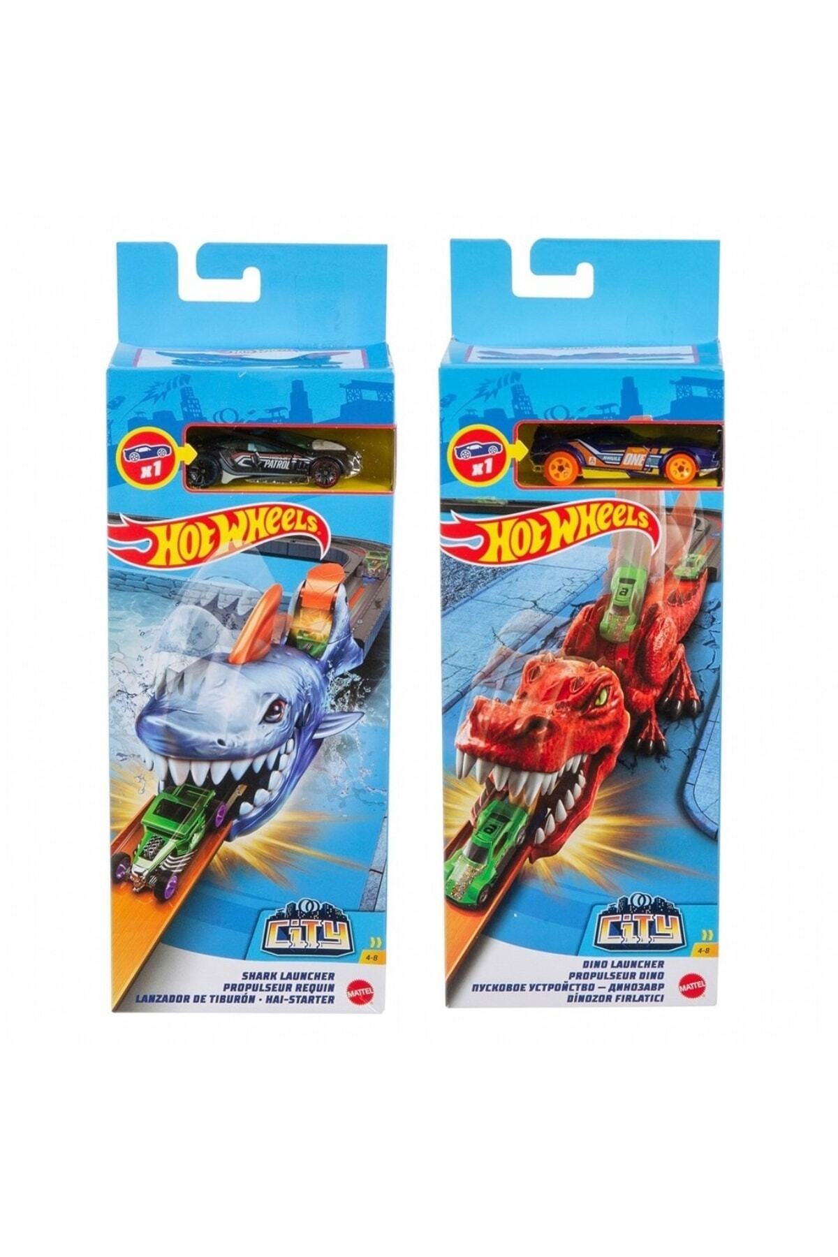 Mattel Hot Wheels Vahşi Fırlatıcılar Serisi Gvf41 - Köpekbalığı