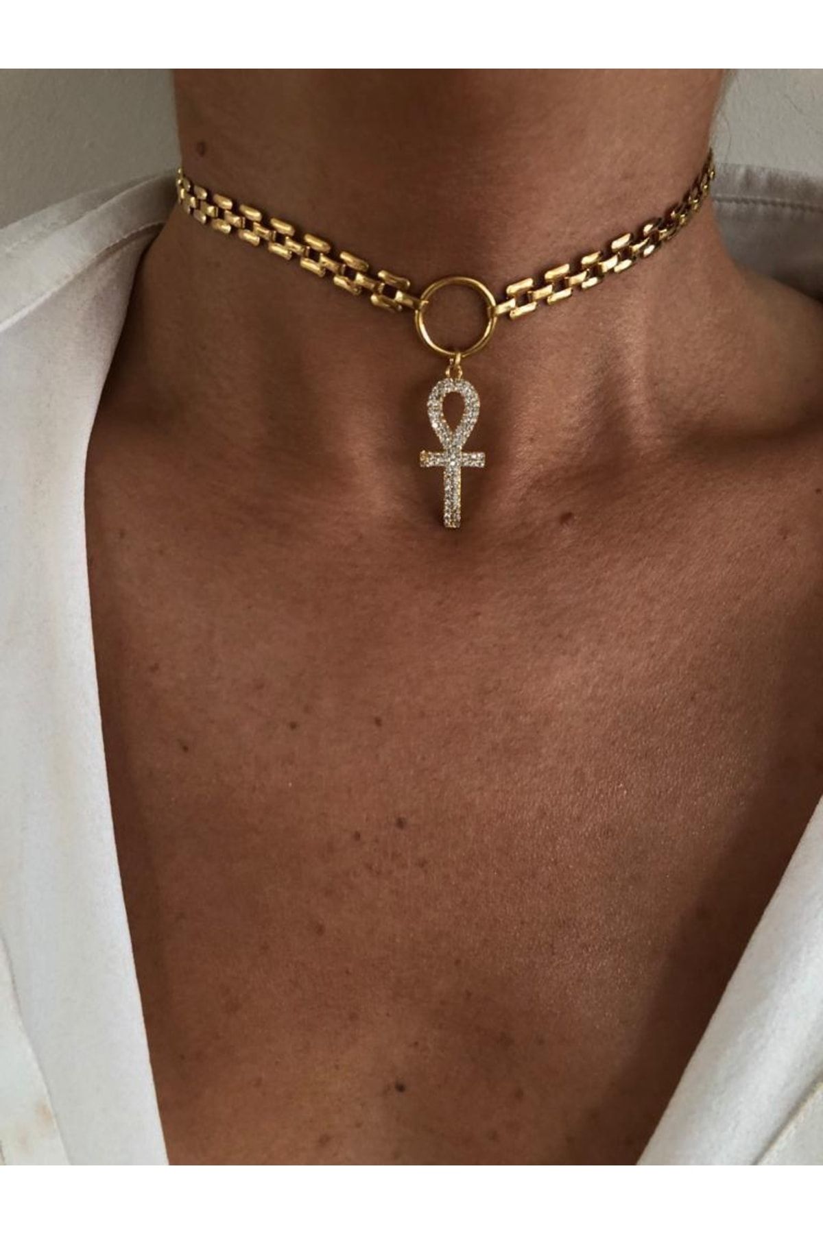 Ankh choker shop