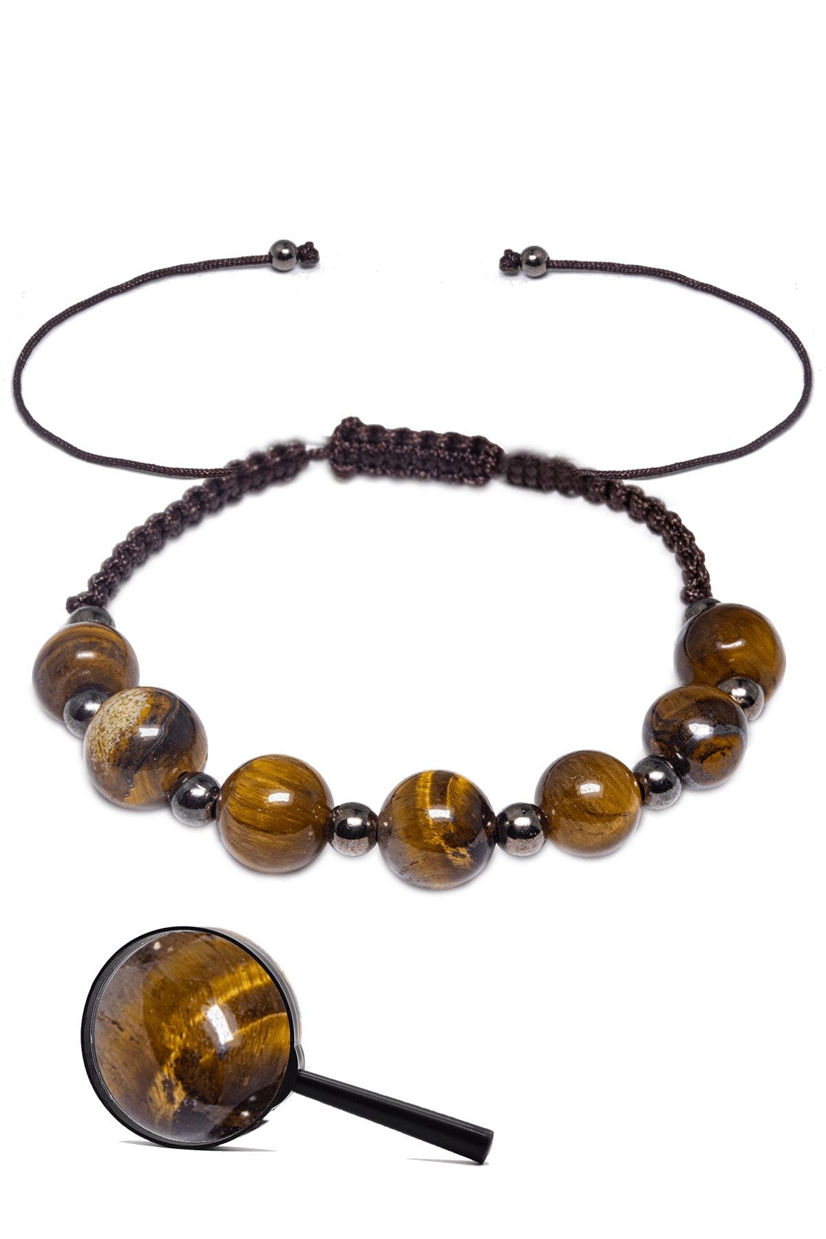 Natural tiger 2025 eye bracelet