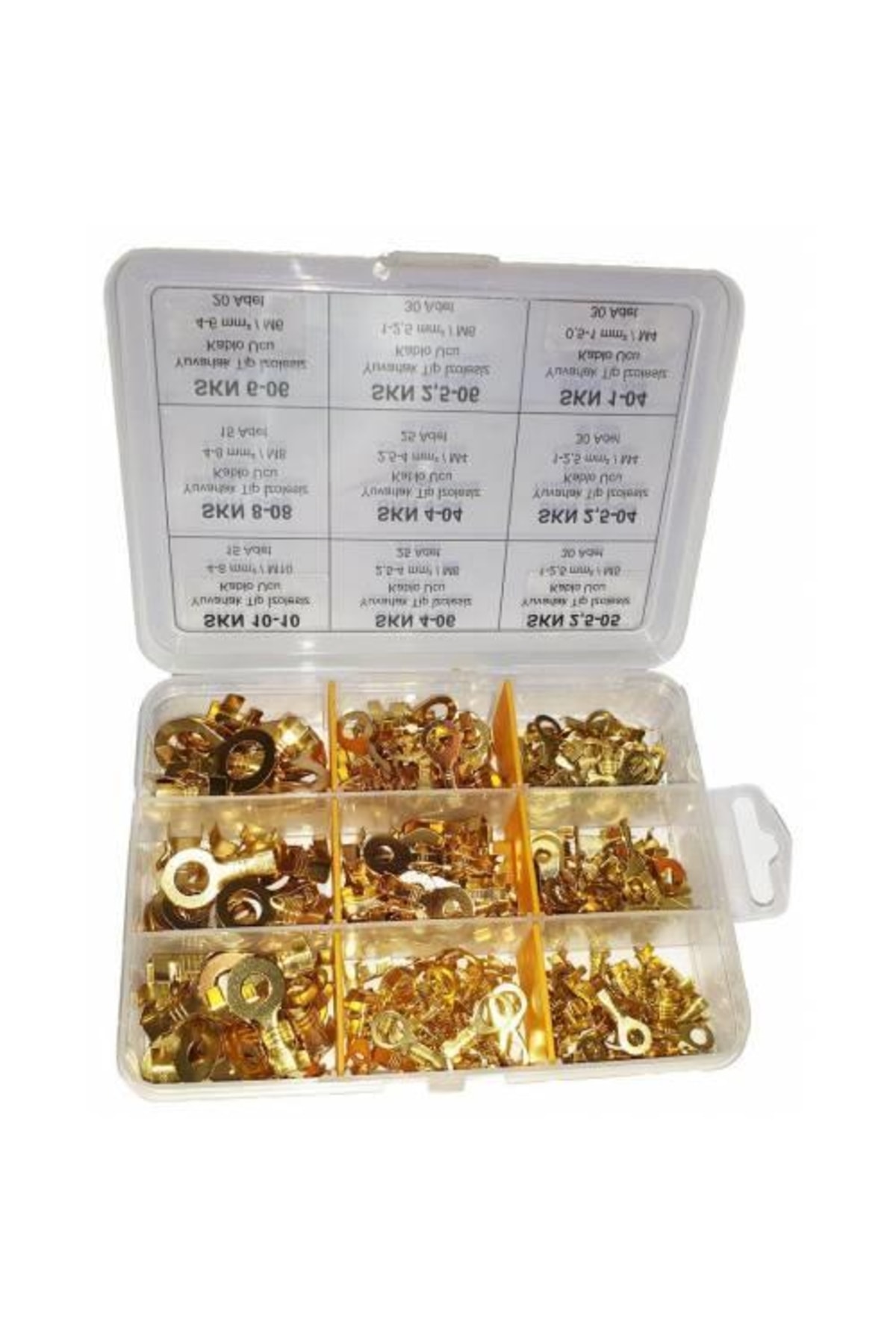 Gwest 220 Parça Yuvarlak Tip Izolesiz Kablo Ucu Ekonomik Seti