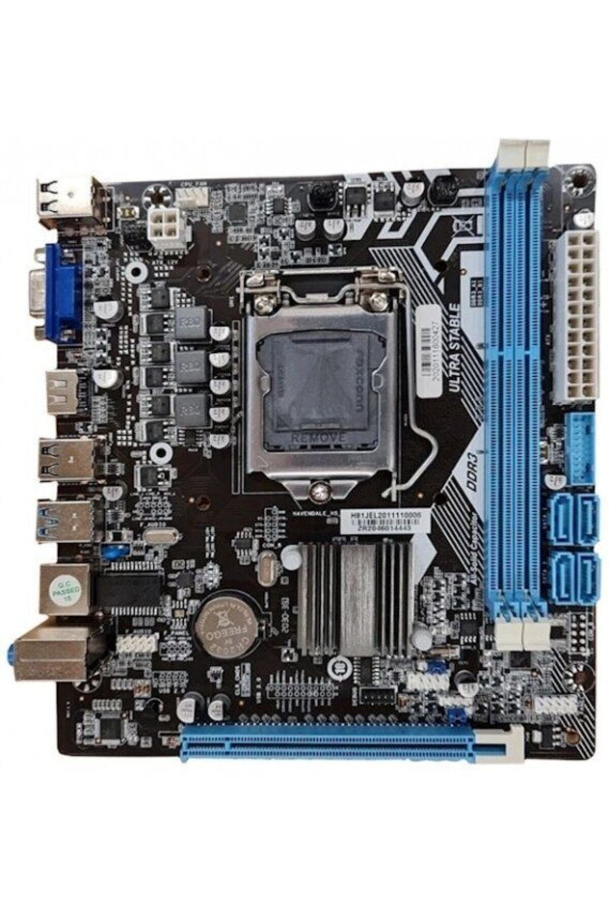 H81jel 1150p Ddr3 Ses Lan Hdmı Vga Sata3 U