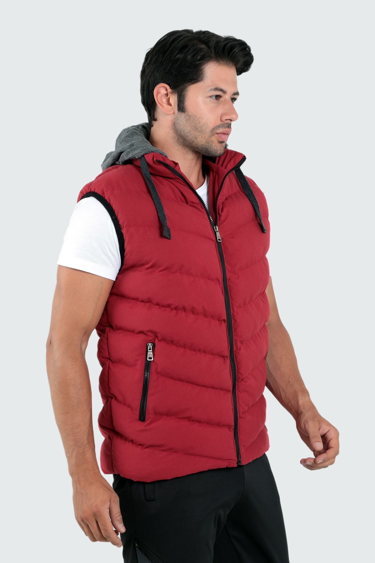 جلیقه مردانه Hammer I Claret قرمز Slazenger